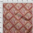 thumbnail image 3 of oneOone Cotton Cambric Red Fabric Floral Diy Clothing Quilting Fabric Print Fabric By Yard 56 Inch Wide, 3 of 4