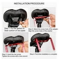 thumbnail image 6 of SPRING PARK Wear-resistant Stable Metal Sturdy Bicycle Seat Post Bottle Rack Converter MTB Saddle Back Double Water Bottle Holder Cage, 6 of 7