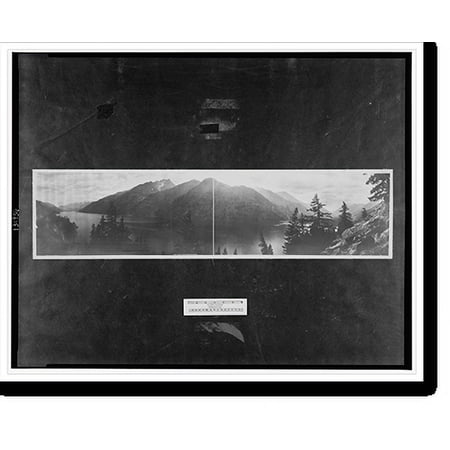 Historic Print, Lake Chelan, in the Cascade Mts., Wash., 18" x 24"