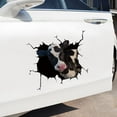 thumbnail image 2 of （30*30cm）Car Sticker， 3D Cow Car Sticker Personalized Car Stickers Self-Adhesive Car Stickers Funny Bull Head Sticker Humor Car Sticker-type4, 2 of 5