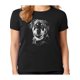 thumbnail image 1 of Ladies T-shirt Rottweiler Face Dog Breed Gifts tee top, 1 of 7