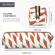 thumbnail image 3 of Easygdp Carrot para Estuche de Lápices de Cuero, Estuche de Papelería de Cuero, Estuche de Gran Capacidad con Cremallera, 3 of 7