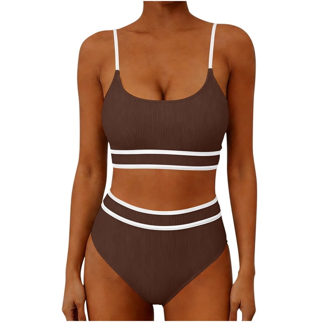 Traje de baño de dos piezas Tankini para mujer, estilo conservador de primavera, con falda de color liso y abertura en la parte delantera, tankinis para mujer, trajes de baño de dos piezas para mujer,
