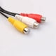 thumbnail image 4 of 2piezas 2.5mm Mini AV Macho A 3RCA Hembra Cable de Audio Video M / F Cable de Adaptador Jack Estereo, 4 of 5
