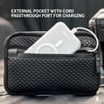 thumbnail image 4 of Pelican Electronic Organizer Travel Case - Portable Storage Bag with Multiple Storage Mesh Pockets for Cables, Chargers, Power Bank, AirPods - Black, 4 of 4