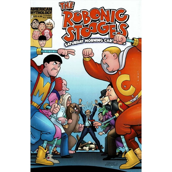 Robonic Stooges, The: Saturday Morning Cartoons #1A VF ; American Mythology Comic Book