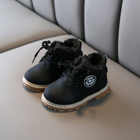 

Toddler Infant Baby Kids Boys Boots Fashion Middle Boots Shose Warm CHMORA