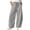 Grey, variant on Women's Corduroy Barrel Pants, Vintage Drawstring Elastic Waist Wide Leg Trousers, Y2k Baggy Boyfriend Harem Pants with Pockets, Soft Warm Corduroy Pants for Women, Fall and Winter Casual Beige