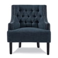 thumbnail image 3 of OakvillePark Vernonia Fabric Upholstered Accent Chair, Indigo, 3 of 8