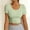 Green, variant on Women Crop Workout Tops Short Sleeve Basic Y2K Going Out Crew Neck Running Athletic Top for Hiking Summer Fitted Yoga T Shirts,XXL,Pink