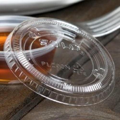 Crystal Clear and Crack Resistant 100 Pack Details about   DART 626NSL Clear Strawless lid 