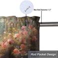 thumbnail image 5 of Forest Deer Curtain Valances Spring Wild Animals Colorful Flowers Rainforest Landscape Window Treatment Valance Curtains for Bathroom 54 by 18 in, 1 Panel, 5 of 6