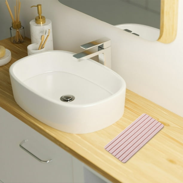Almohadilla Absorbente De Agua Para Baño, Tierra De Diatomeas Blanca, Bandeja De Cocina, Tierra De Diatomeas, Almohadilla Para Secar Vajilla, Dispensador De Jabón De Cerámica, Escurridor De Platos,