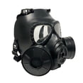 thumbnail image 4 of Máscara facial completa Cola con Máscara protectora de ventilador para fiesta deportiva al aire libre de Halloween Lente transparente negro Equipo de cara completa, 4 of 8