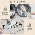 thumbnail image 6 of Red and Blue Stars Kitchen Mat 2 Piece 4th of July Kitchen Rugs Non Slip Star Eucalyptus Leaves Mats, Patriotic Soft Runner Rug Water Absorbent Star loor Mat for Sink 17"x30"+17"x47", 6 of 6
