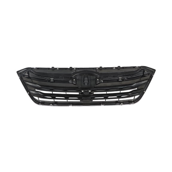 SEBLAFF Trim Black W/Chrome Fit For 2020-2022 Subaru Outback Front Bumper Upper Grille
