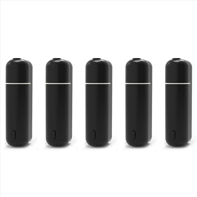 5X Difusor de Aroma para Coche Mini Máquina de Aroma Recargable USB Aceite de Fragancia Ambientador para Coche Difusor de Aceite VentClip,A
