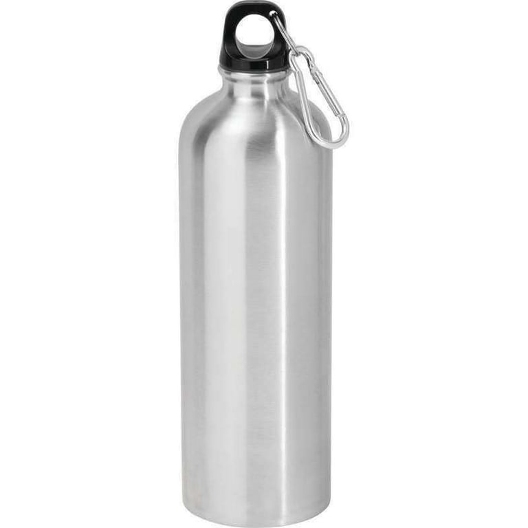 ChezMax Slim Thin Stainless Steel Vacuum Insulated Thermos Water Bottle  Leak Proof Eco-Friendly Travel Thermos Cup Sports Drink Bottle 8.8 oz Silver
