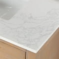 thumbnail image 6 of Gavino 36" Wood Vanity in Light Brown with Composite Stone Top and Mirror, 6 of 12