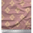 thumbnail image 1 of Soimoi Rayon Crepe Fabric Floral Block Print Fabric by The Yard 46 Inch Wide, 1 of 3