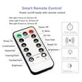 thumbnail image 3 of Warm/White/RGB 66ft Rope Lights Outdoor String USB Waterproof Fairy Light with Remote Control for Indoor Outdoor Home Bar Party Garden Wedding Christmas Decorations,100LEDs/120LEDs/200LEDs, 3 of 17