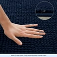 thumbnail image 2 of Chun Yi Non-slip Bathroom Rugs Chenille Soft Absorbent Plush Bath Mat (Navy,16"*24"), 2 of 6