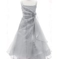 thumbnail image 3 of BNY Corner A-Line Organza Long Dress Silver 10 HC1251, 3 of 5