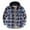 Blue, variant on Meichang Flannel Shirts for Men Plus Size Plaid Hoodies Fall Button Down Shirt Jacket Modern Fit Long Sleeve Lightweight Jacket