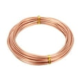 thumbnail image 1 of Hilo de cobre suave Uxcell 99.9%, 9 gauge / 3 mm de diámetro, 24 pies / 7.3 m, 1 libra, 1 of 7