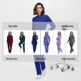 thumbnail image 7 of VIAOLI Women's Medical Scrubs Set - Half Zip Top and Straight Leg Pants, Multiple Pockets for Nurses & Doctors, 7 of 7