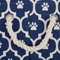 thumbnail image 4 of Design Imports CAMZ12518 Poubelle Ronde en Polyester pour Animaux, Bleu Nautique - Petit, 4 of 5