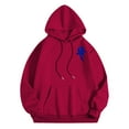 thumbnail image 2 of Women's Oversized Hoodies Whale Print Crewneck Y2K 2026 Sweatshirts Lightweight Casual Spring Long Sleeve Pullover Tops, 2 of 8