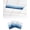 Blue, Navy, White, variant on Fluorescent Light Covers for Ceiling Lights 3 Pack, Teal Blue Ombre Magnetic Classroom Light Covers 4x2 Feet, Summer Beach Ocean Waves Coastal Fluorescent Ceiling Filters for Office Classroom