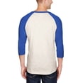 thumbnail image 2 of Ma Croix Mens Baseball Raglan 3/4 Sleeve T-Shirts Activewear Team Jersey, 2 of 6