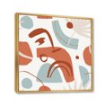 thumbnail image 3 of Designart 'Tropical Palm Leaves With Geometrical Shapes' Modern Framed Canvas Wall Art Print, 3 of 5