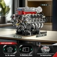 thumbnail image 2 of Mould King 10219 V8 Engine Model Kit - Build Your Own Supercar Model Engine, STEM Engineering Building Blocks Sets with Motor, 8-Cylinder Engine Buil, 2 of 7