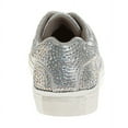 thumbnail image 4 of Badgley Mischka Girls Glitzy Sneakers. (Little Kids Big Kids), Silver, 1, 4 of 7