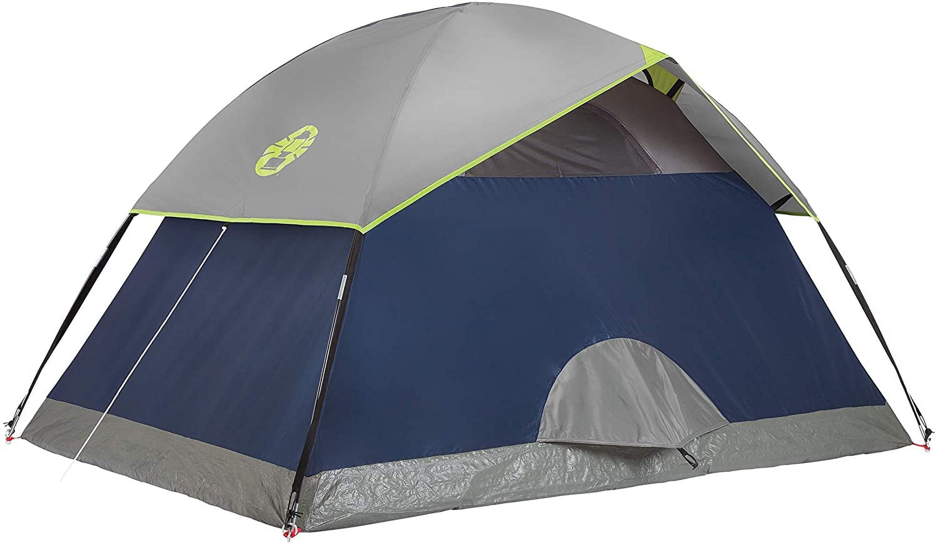 Sundome Camping Tent with Rainfly, 2/3/4/6 Person Tent Sets  in 10 Mins, Weatherproof Shelter for Camping, Festivals, Backyard, Sleepovers, &