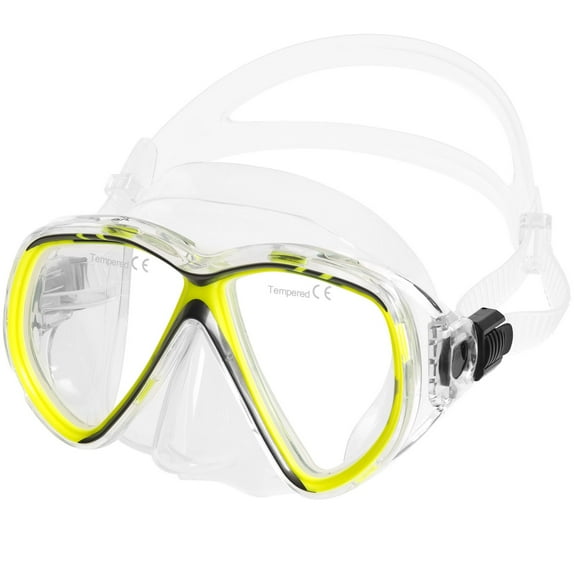IST M75 Martinique Dive Mask (Neon Yellow)