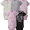 Bunny, variant on Gerber Baby Girl Short Sleeve Onesies Bodysuits, 5-Pack (Newborn - 12 Months)