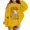 Yellow, variant on Grblisyd Halloween Hoodies for Girls Long Sleeve Casual Sweatshirts with Pocket Fashion Fall Winter Clothes Size 7-8 Years