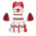thumbnail image 1 of TBWNWG Girls Outfits&Set Cheerleading Outfit For Student Sports Day Comfortable Performance Wear for Practice Competition and Events,Size 5-6 Years, 1 of 8