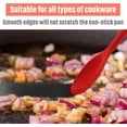 thumbnail image 3 of 4 Pcs Silicone Cooking Spoons Set, Silicone Serving Spoon Silicone Nonstick Mixing Spoons Slotted Spoons Large Nonstick Heat Resistant Spoons for Kitchen Cooking Bake Stir, 3 of 6