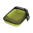 thumbnail image 5 of EHJRE Cat Kitten Toilet, Tall, Portable with A High Side with An Open Upper Pet Gland Shell for Small Animals Small Medium -sized Large Cat green, 5 of 8