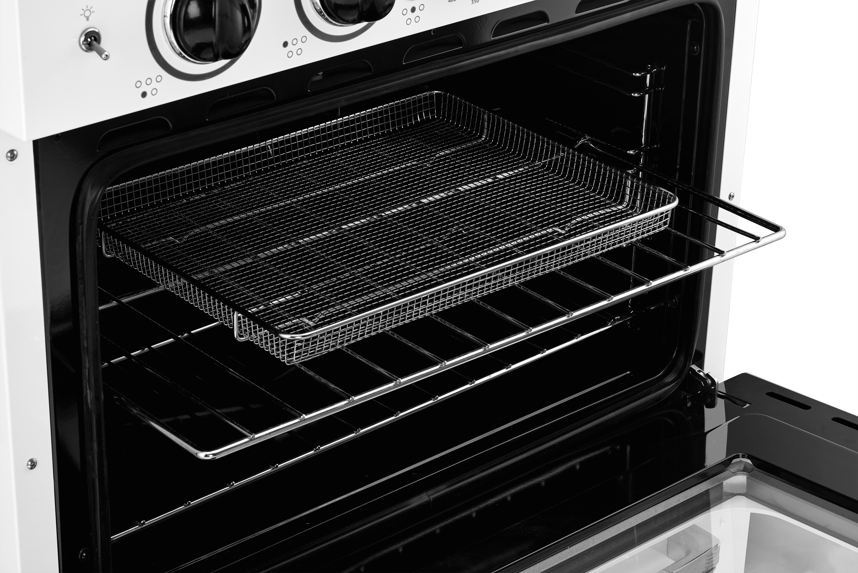 Unique 30' Classic Retro Induction Range, Marshmallow White