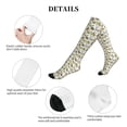 thumbnail image 5 of Lsque Wild West Western Pattern Sport Compression Socks for Men & Women 15-20 mmHg Knee High Nurse Pregnant Running Medical and Travel Athletic, 5 of 6