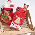 thumbnail image 3 of Christmas Mobile Phone Case Snowflake Santa Claus TPU Protective Cover, Replacement for iPhone X/XS, Type 6 Workhe, 3 of 8