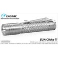thumbnail image 4 of Eagletac D3A Titanium Flashlight  Nichia 219C CRI-92 - w/ IMR 14500 battery  and  A1 Portable Charger, 4 of 8