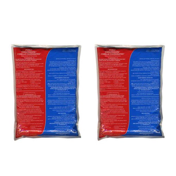 Pyrex Small Hot Cold Unipack for Freezer or Microwave (2 Pack