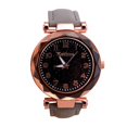 thumbnail image 4 of Montre à Quartz Décontractée pour Femme, Cadran Ciel Scintillant, Bracelet en Cuir, 4 of 8
